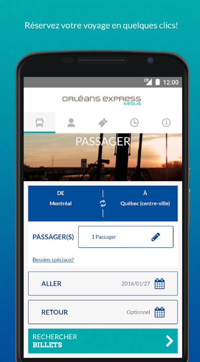application Orléans Express
